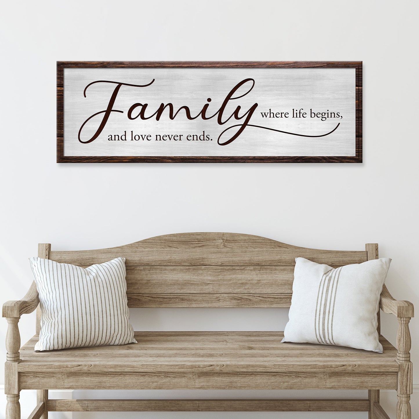 Where Life Begins Family Sign