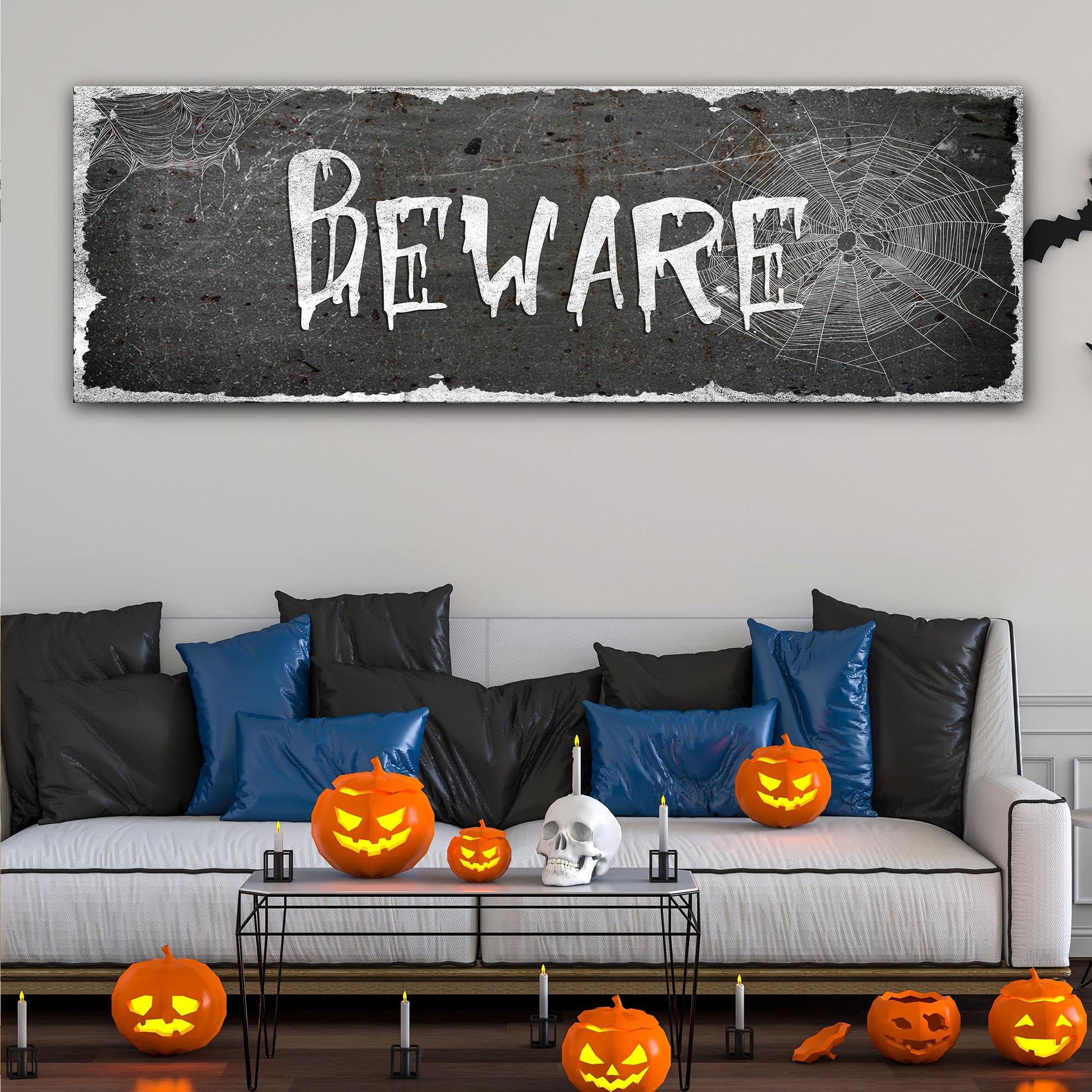 Beware Halloween Sign