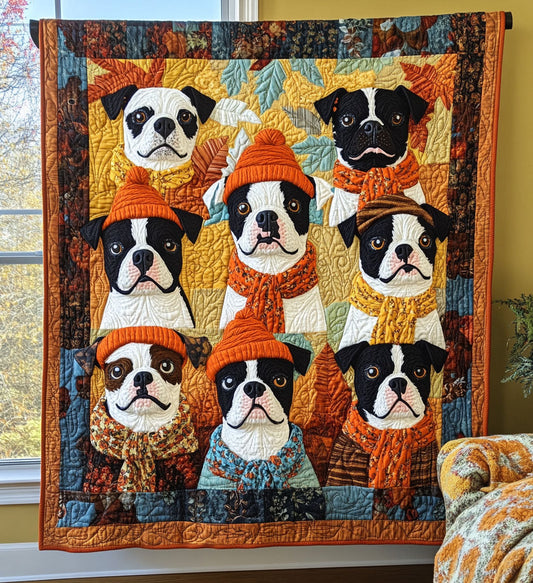 Terrier Dreams Quilted Blanket - Throw (55" x 60")