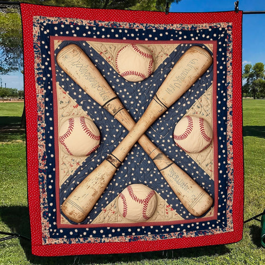 The Perfect Pitch Quilted Blanket - Throw (55" x 60")