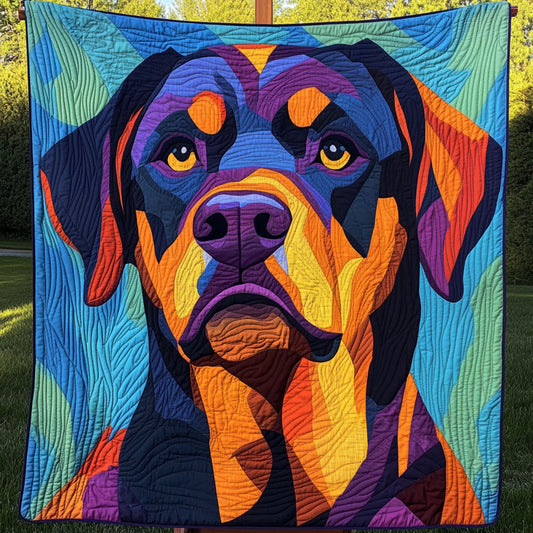 The Rottie Soul Quilted Blanket - Baby (30" x 40")