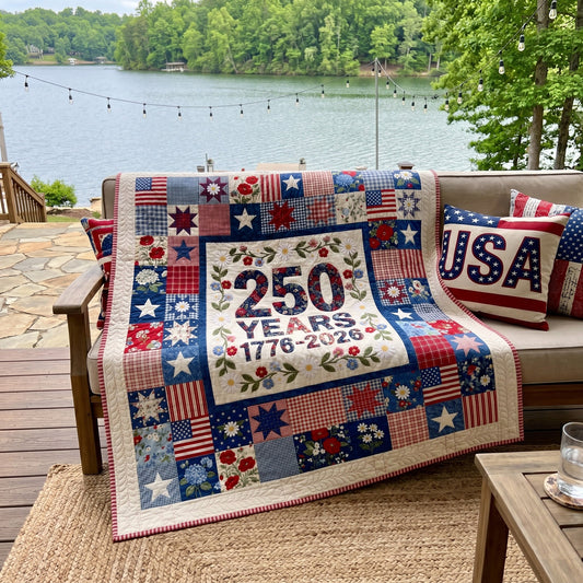 The Sestercentennial Star Quilted Blanket - Baby (30" x 40") - Pack 1