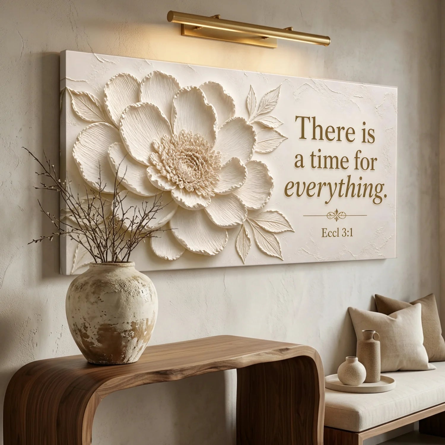 There Is a Time for Everything – Ecclesiastes 3:1 Canvas