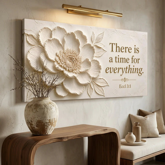 There Is a Time for Everything – Ecclesiastes 3:1 Canvas