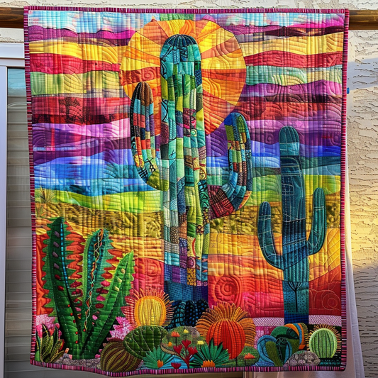 Thorny Beauty Quilted Blanket - Throw (55" x 60")