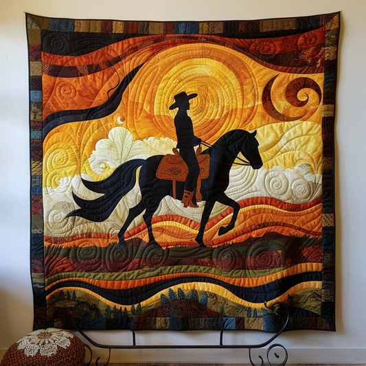Sunset Trails Quilted Blanket - Throw (55" x 60")