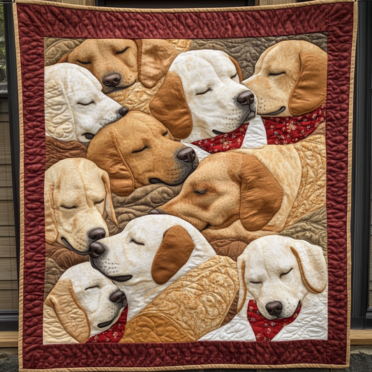 Trailblazer Tails Quilted Blanket - Throw (55" x 60")