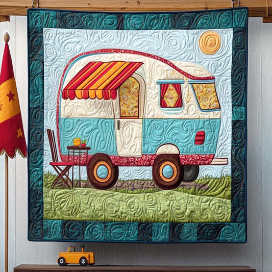 Tranquil Woods Quilted Blanket - Throw (55" x 60")