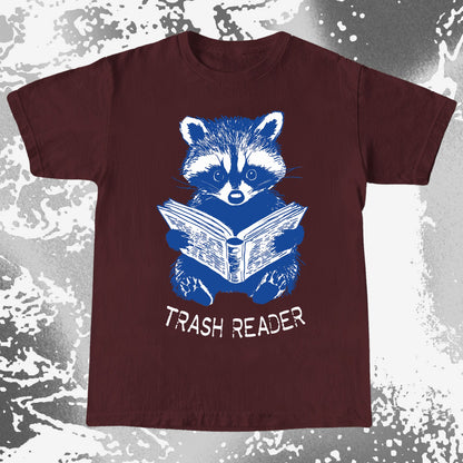 Trash Reader Raccoon Shirt – Funny Book Lover Graphic Tee, funny meme tee gift (view 8)