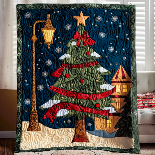 Tree of Joy Quilted Blanket - Throw (55" x 60")
