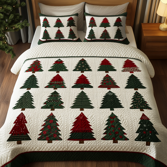 Treetop Magic 3-Piece Quilted Bedding Set - Single (59" x 70")