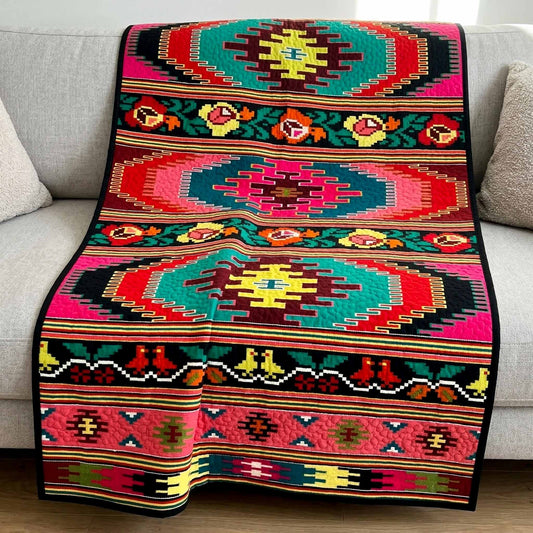 Tribal Echo Quilted Blanket - Baby (30" x 40") - Pack 1
