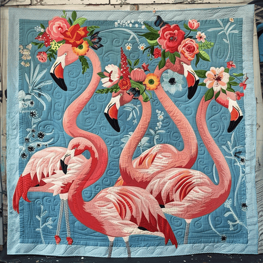 Tropical Escape Quilted Blanket - Throw (55" x 60")