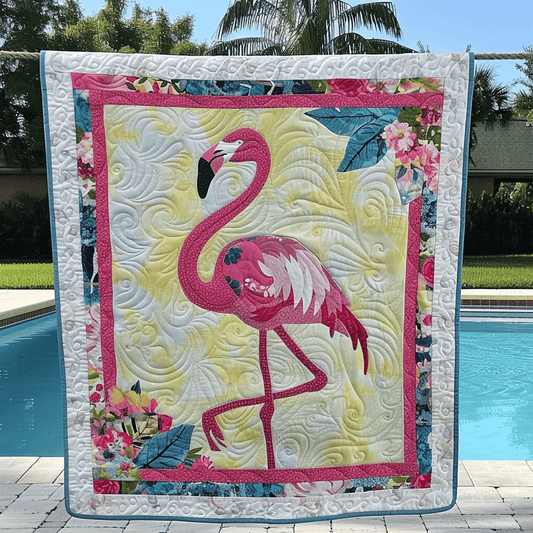 Tropical Tango Quilted Blanket - Throw (55" x 60")
