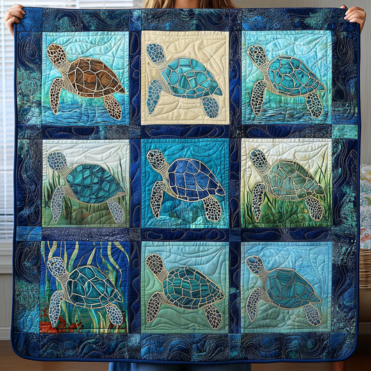 Turtle Bay Comfort Quilted Blanket - Throw (55" x 60")