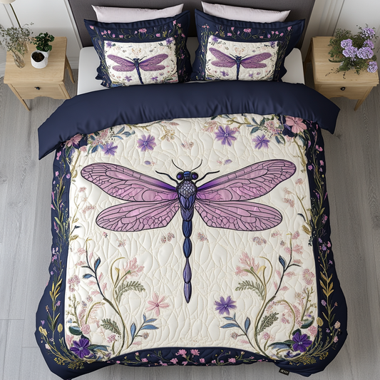 Twilight Dancer 3-Piece Quilted Bedding Set - Single (59" x 70")