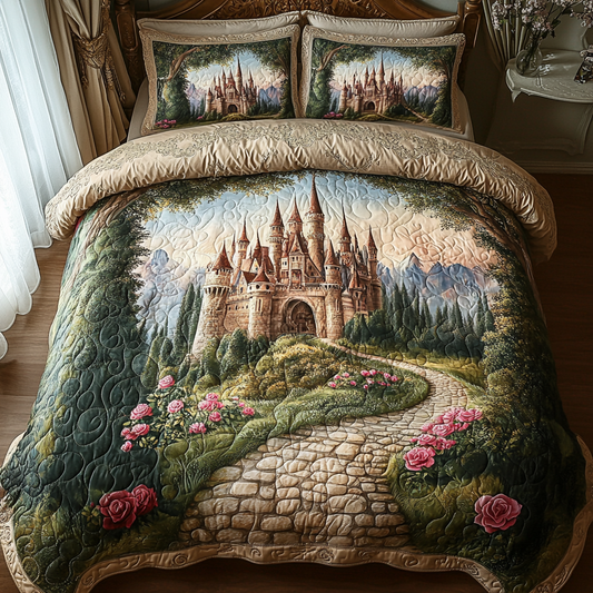Twilight Tranquility Quilted Bedding Set - Single (59" x 70")