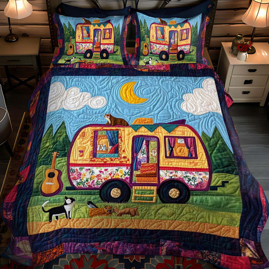 Valley View 3-Piece Quilted Bedding Set - Single (59" x 70")