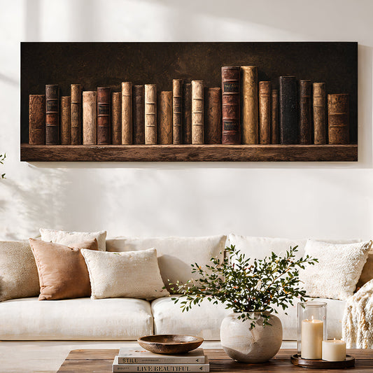 Vintage Library Shelf