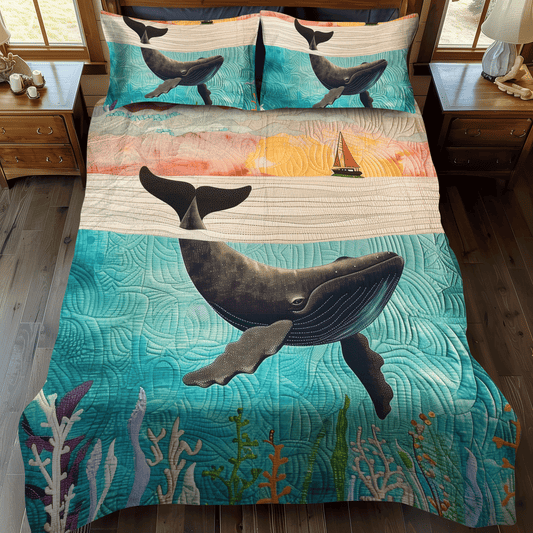 Voyager of the Vast 3-Piece Quilted Bedding Set - Single (59" x 70")