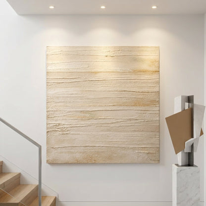 Wabi-Sabi Horizontal Lines — Scored Plaster