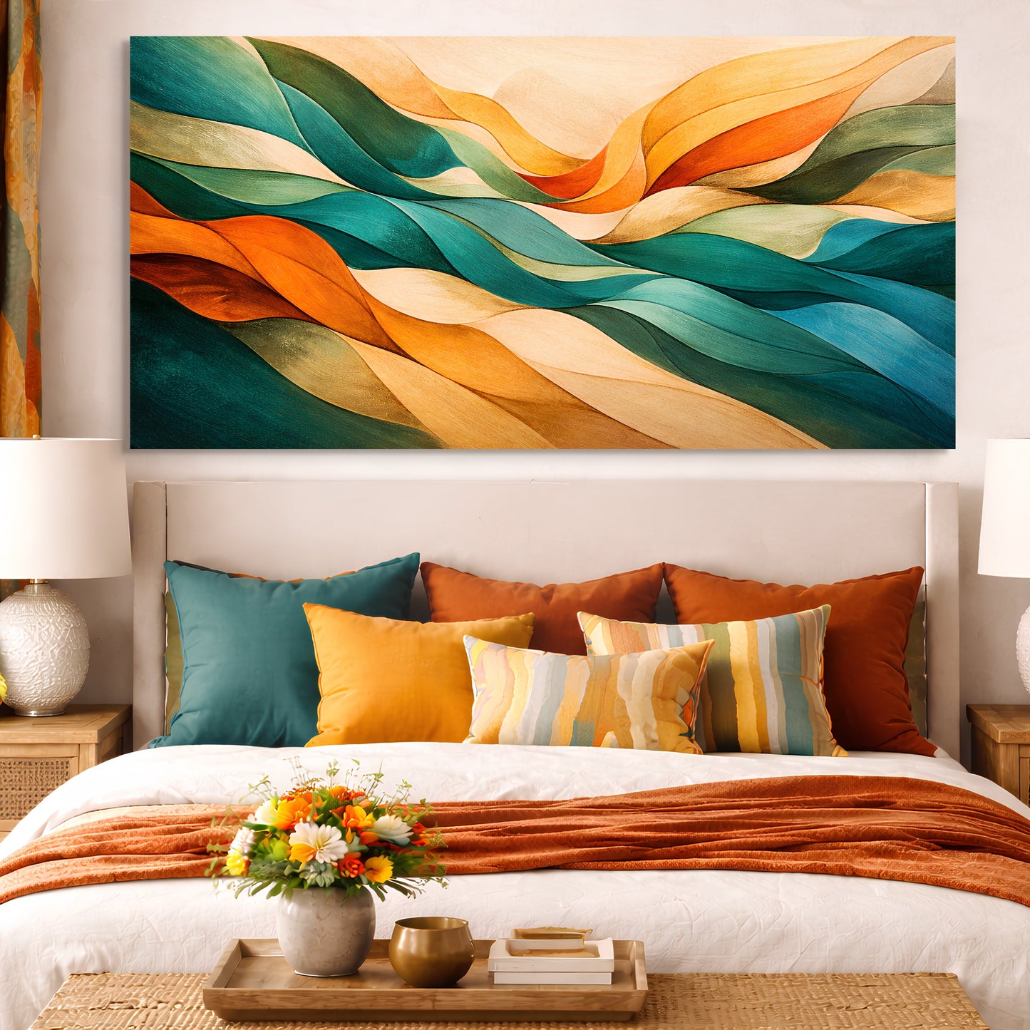 Vibrant Earth Wave Harmony