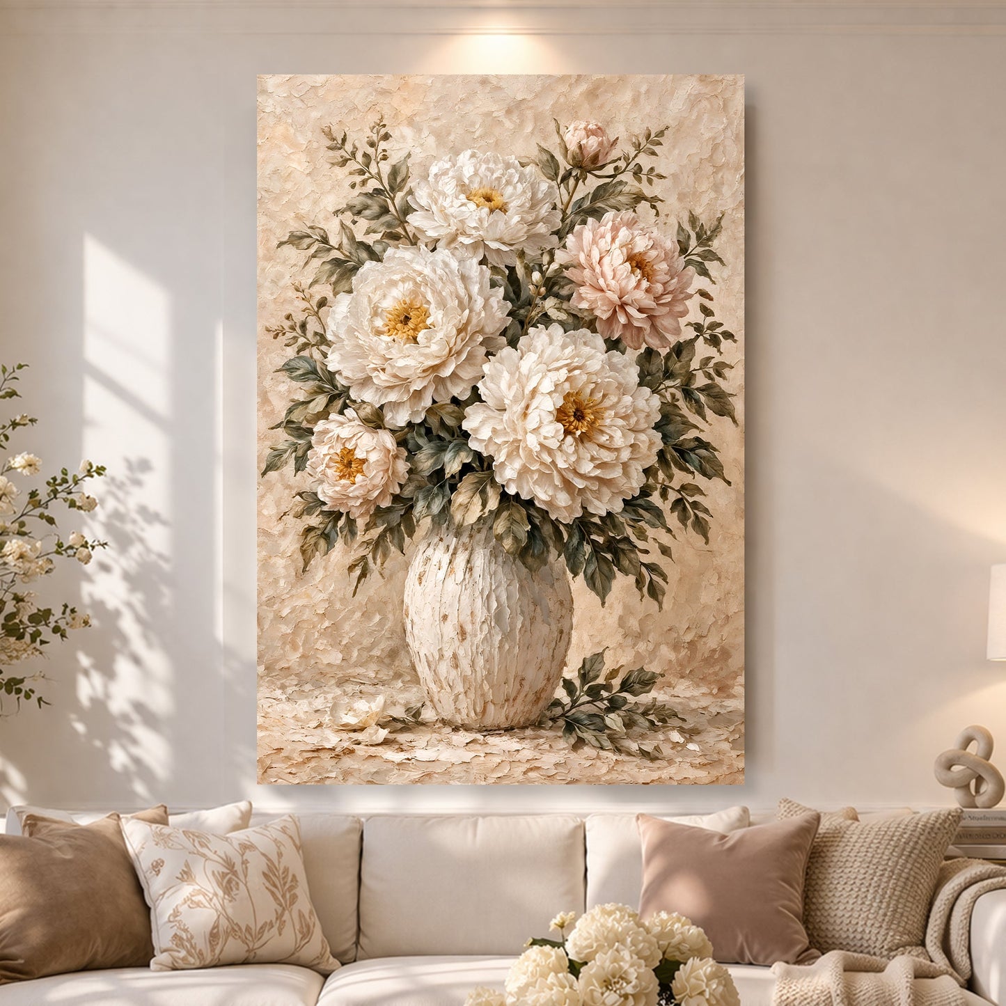 White Peony Bouquet