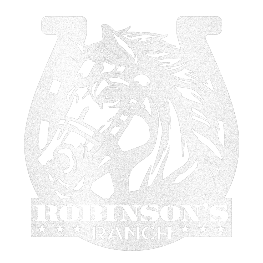 Custom Ranch Sign Steel Wall Decor