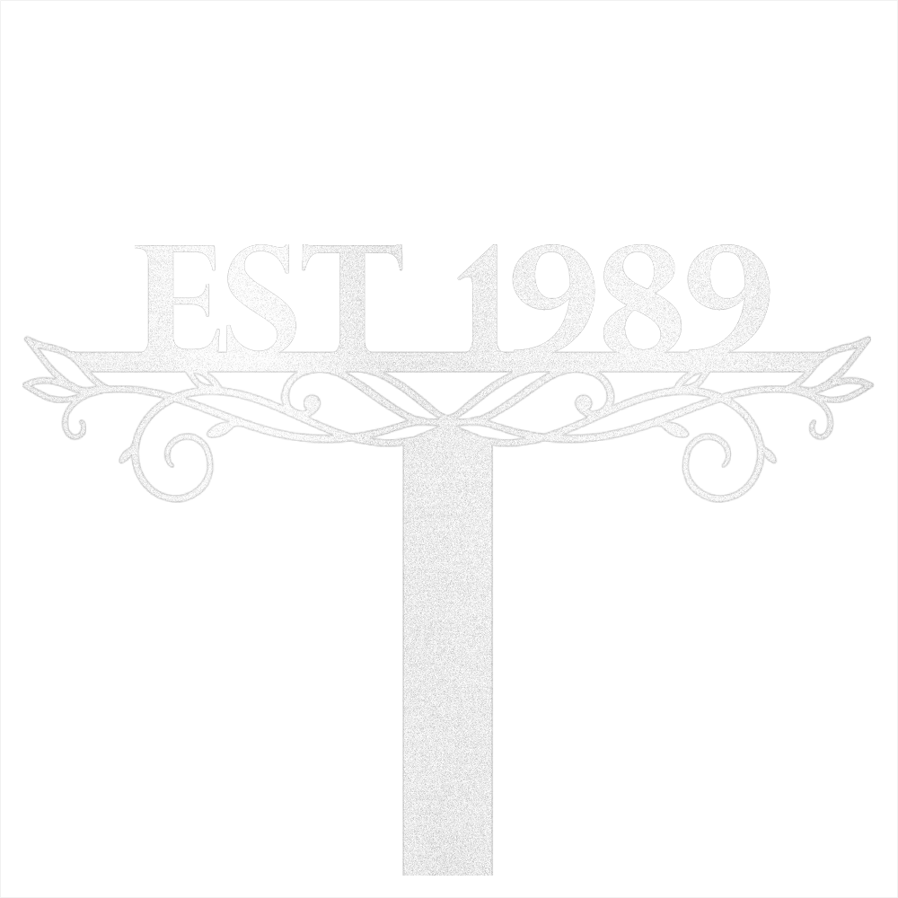 Custom Garden Name  Steel Wall Decor 6