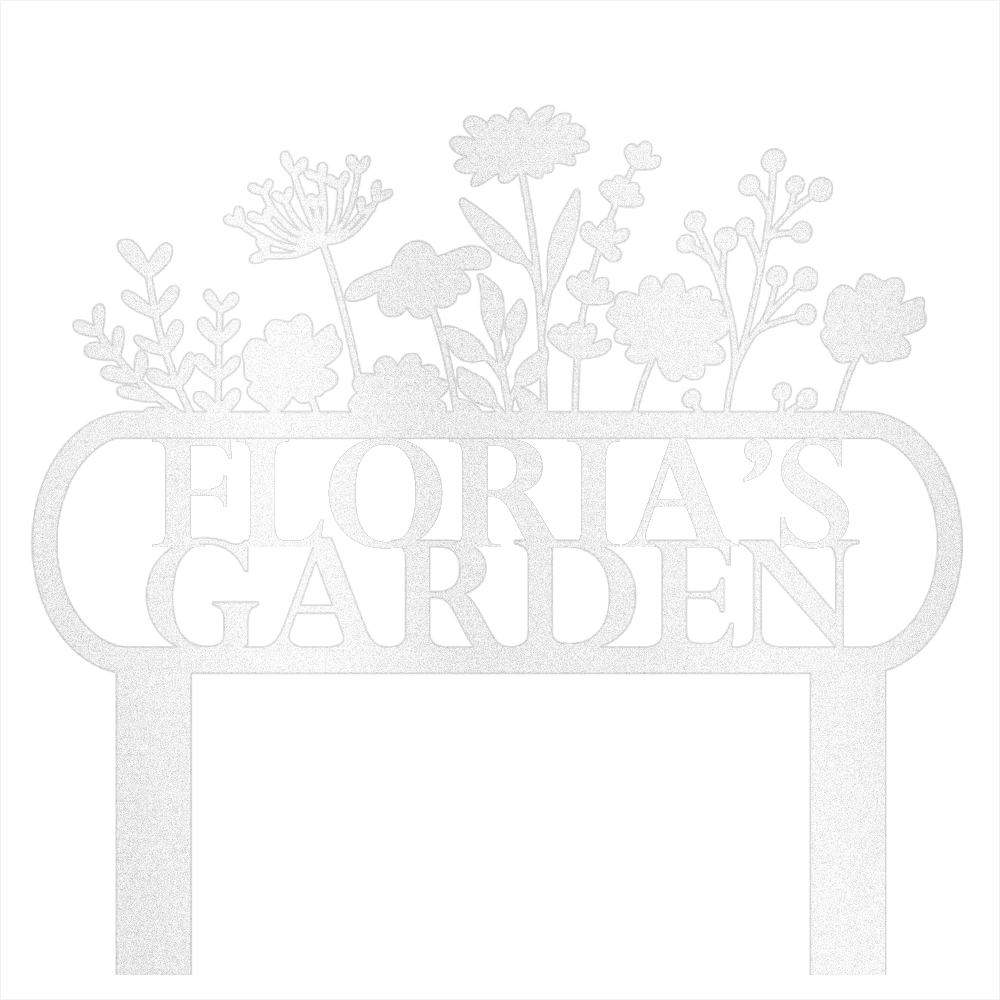 Custom Garden Name Steel Wall Decor 4