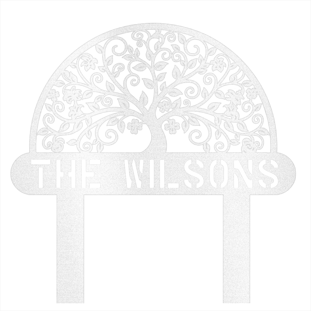 Custom Garden Name Steel Wall Decor 5