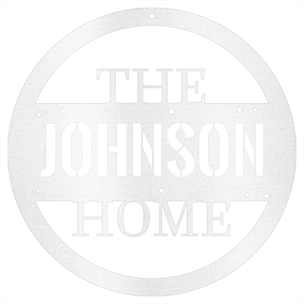 Personalized Home Steel Wall Decor