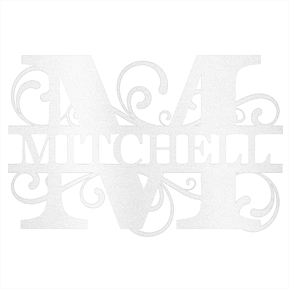 Custom Last Name Steel Wall Decor