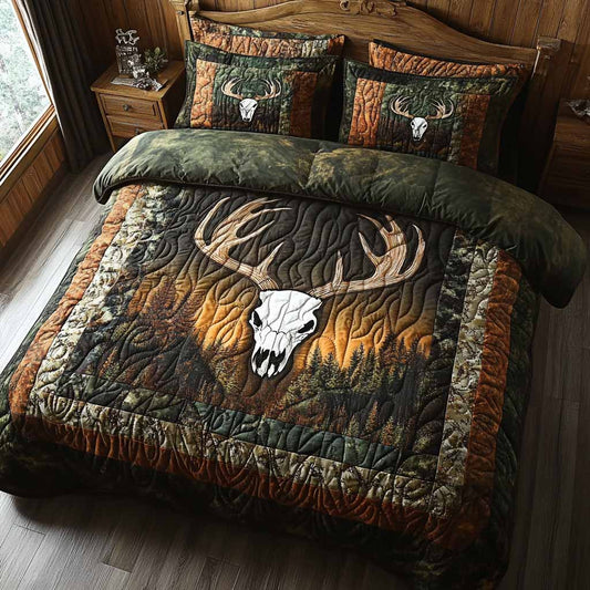 Wilderness Glow 3-Piece Quilted Bedding Set - Single (59" x 70")