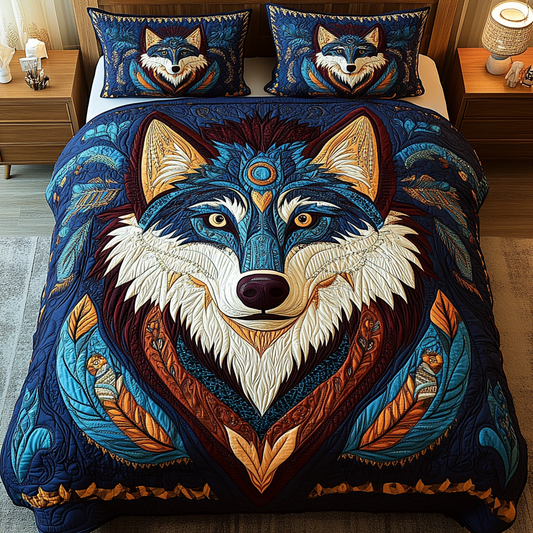 Wilderness Guardian 3-Piece Quilted Bedding Set - Single (59" x 70")