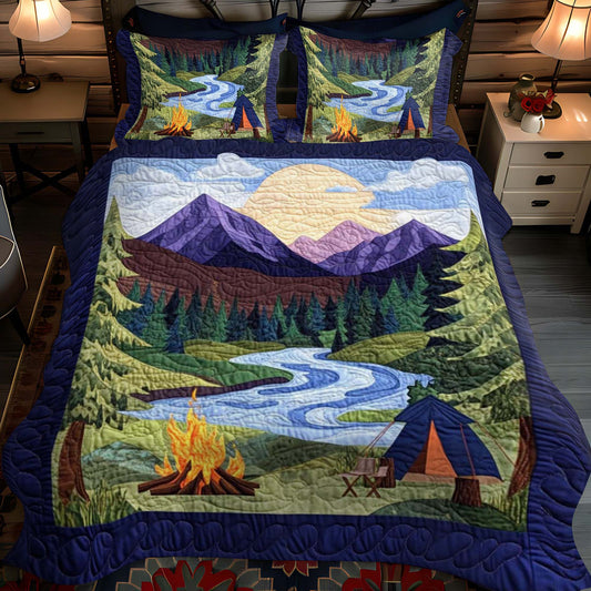 Wildwood Camp 3-Piece Quilted Bedding Set - Single (59" x 70")