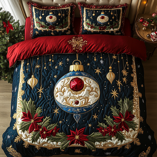 Winter Wonderland Luxe 3-Piece Quilted Bedding Set - Single (59" x 70")