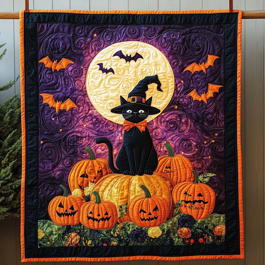 Throw (55'' x 60'') /Boo Crew Quilted Blanket