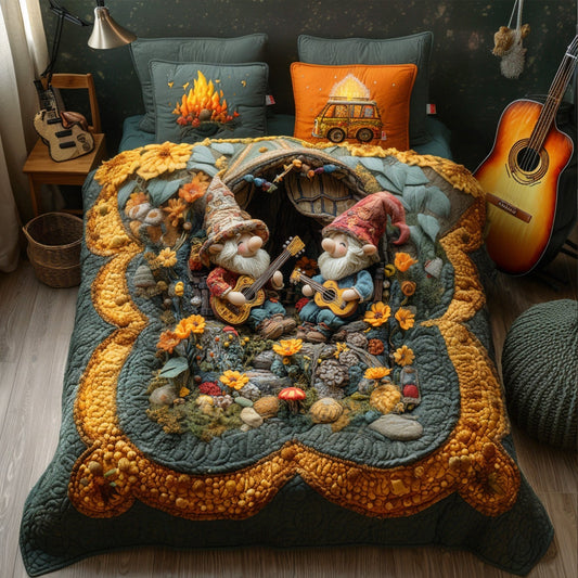 Woodland Serenade 3-Piece Quilted Bedding Set - Single (59" x 70")