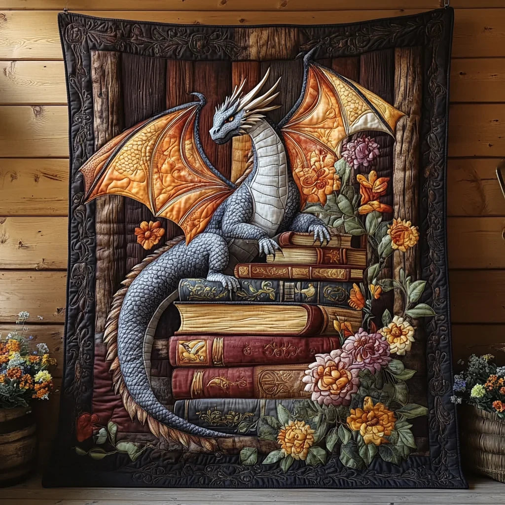 A Scholar's Protector Quilt Blanket