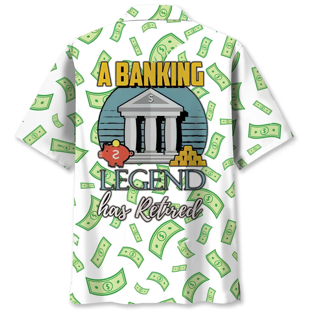 A Banking Legendary Has Retired Hawaiian Shirt - M - hawaiian shirt