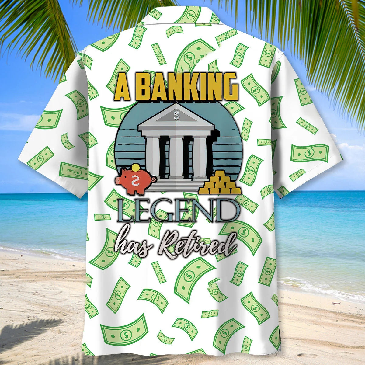 A Banking Legendary Has Retired Hawaiian Shirt - L - hawaiian shirt