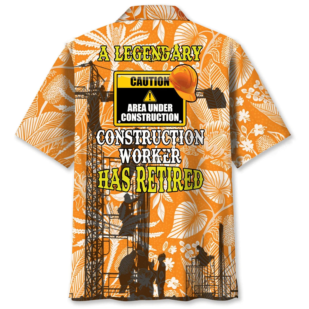 A Legendary Construction Worker Has Retired Hawaiian Shirt - M - hawaiian shirt