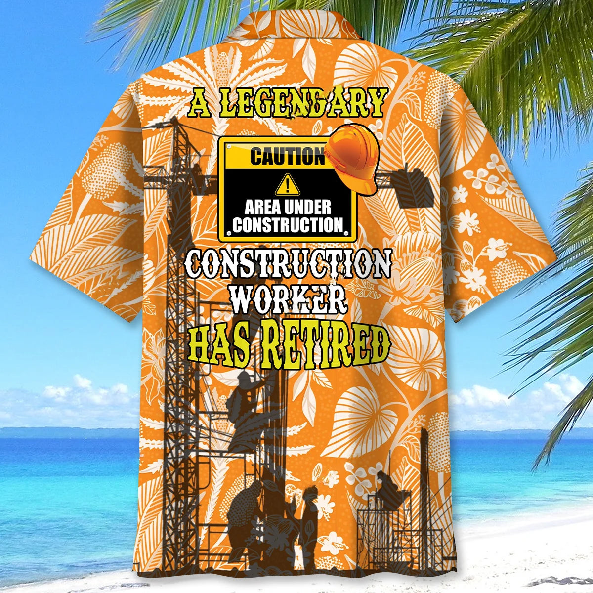 A Legendary Construction Worker Has Retired Hawaiian Shirt - L - hawaiian shirt