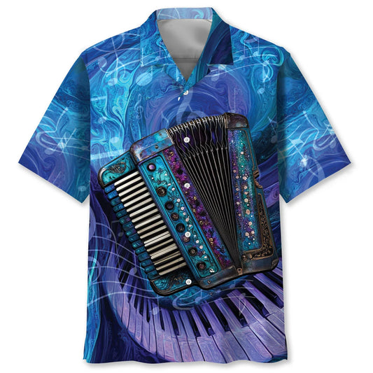 Accordion Music Wave Hawaiian Shirt