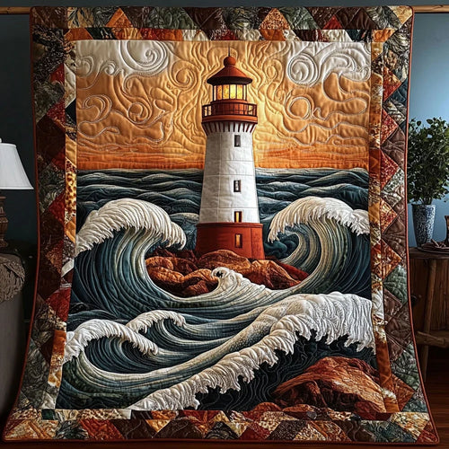 Against The Tide Quilt Blanket