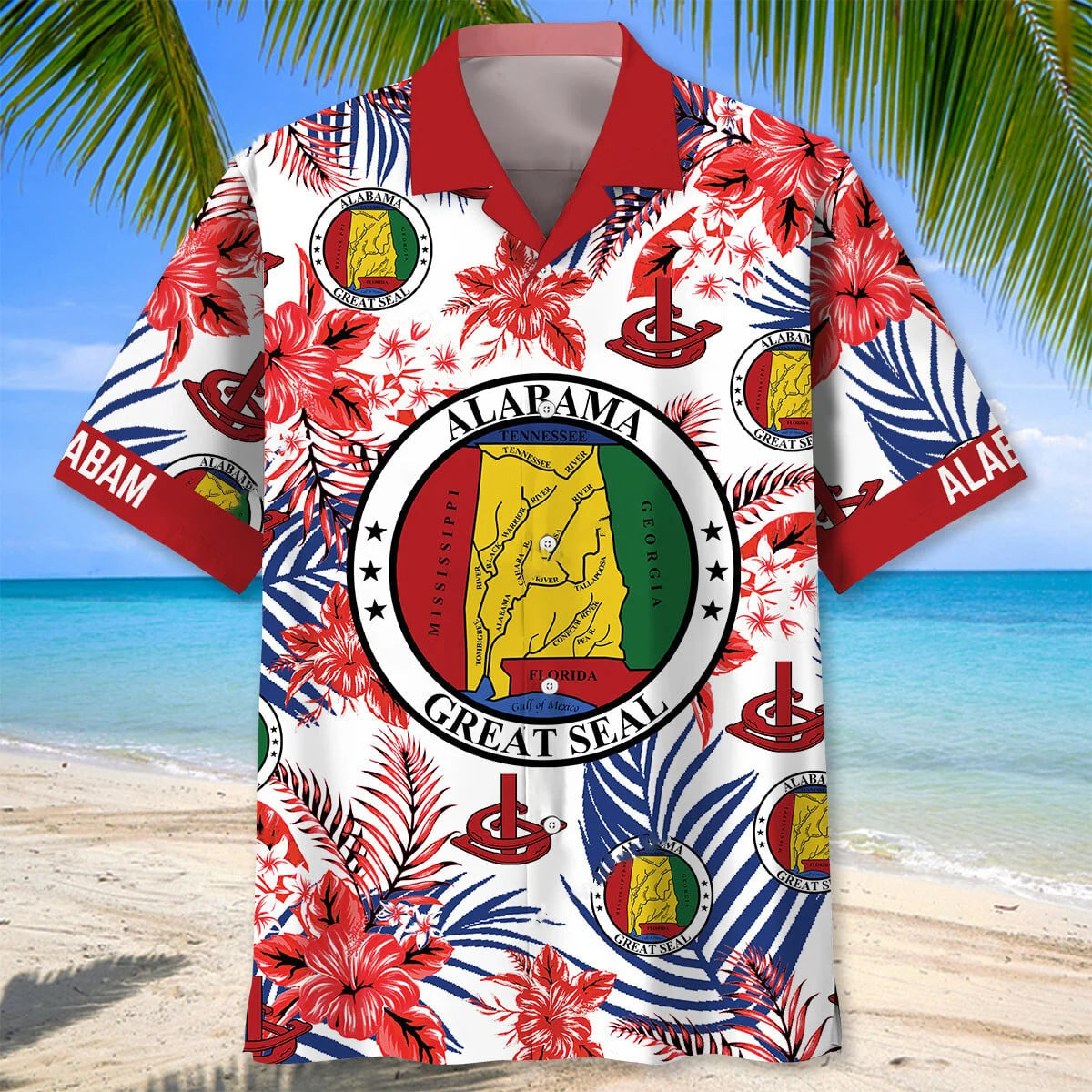 Alabama State Proud Hawaiian Shirt - S - hawaiian shirt