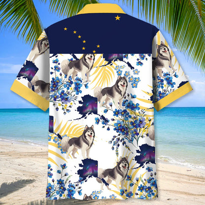 Alaska Proud Hawaiian Shirt - L - hawaiian shirt