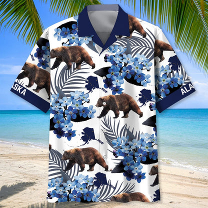 Alaska State Proud Shirt - S - hawaiian shirt