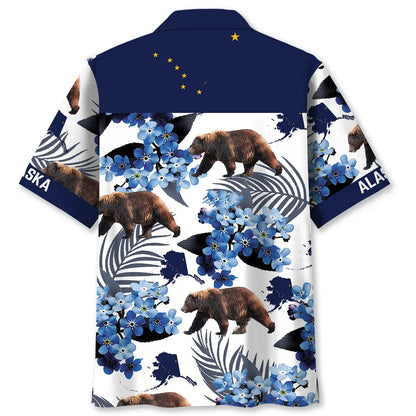 Alaska State Proud Shirt - M - hawaiian shirt
